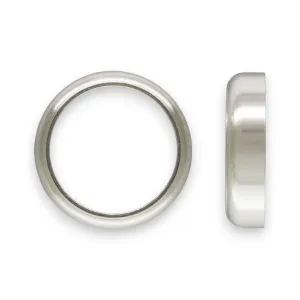 🆕🔗 Bezel Setting (Rounded) with Inner Step in Sterling Silver