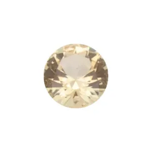💎 Orange Sapphire (Champagne) Grade AA (Natural Gemstone) - ROUND