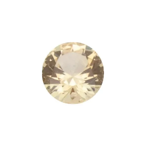 💎 Orange Sapphire (Champagne) Grade AA (Natural Gemstone) - ROUND