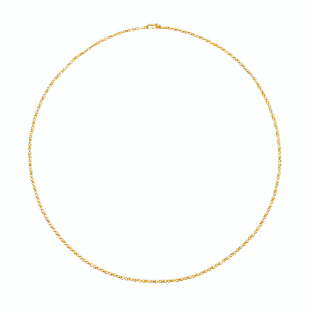 ハンドメイド "フィギュア・オブ・エイト" チェーン GOLD