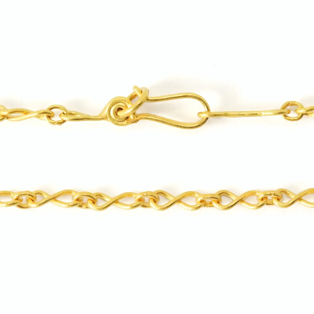 ハンドメイド "フィギュア・オブ・エイト" チェーン GOLD
