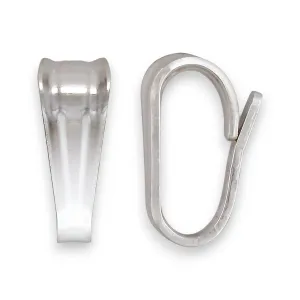 🆕🔗 Tapered Bail (Small) in Sterling Silver