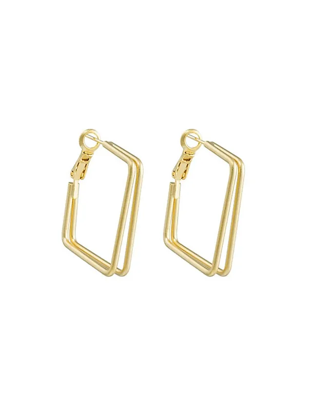 1 Pair Earrings For Girls' Wedding Alloy Classic Wedding Earring for Women