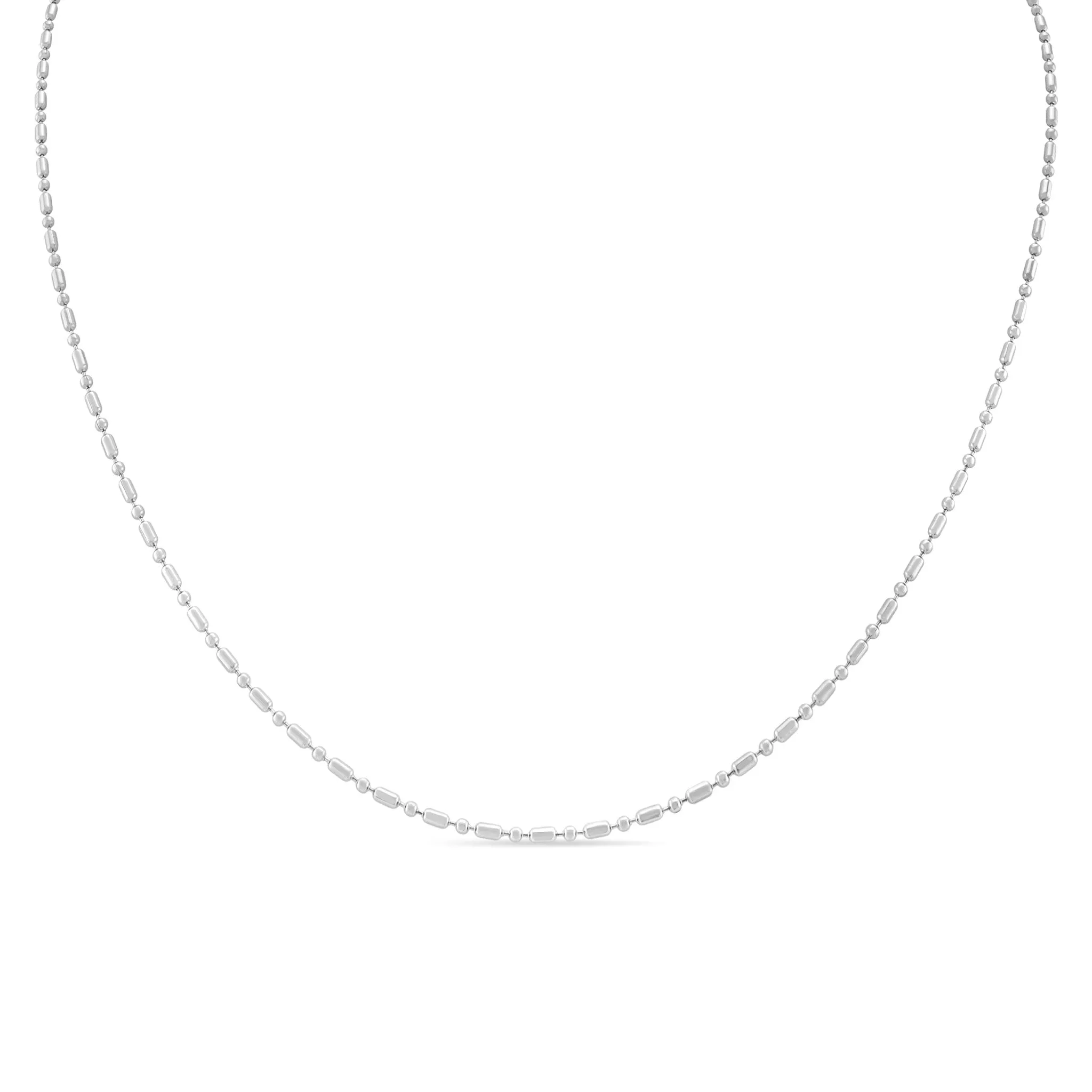 10 Pack - 1.5mm 24" Stainless Steel Ball Bar Chain / CHJ2111