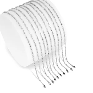 10 Pack - 1.5mm 24" Stainless Steel Ball Bar Chain / CHJ2111