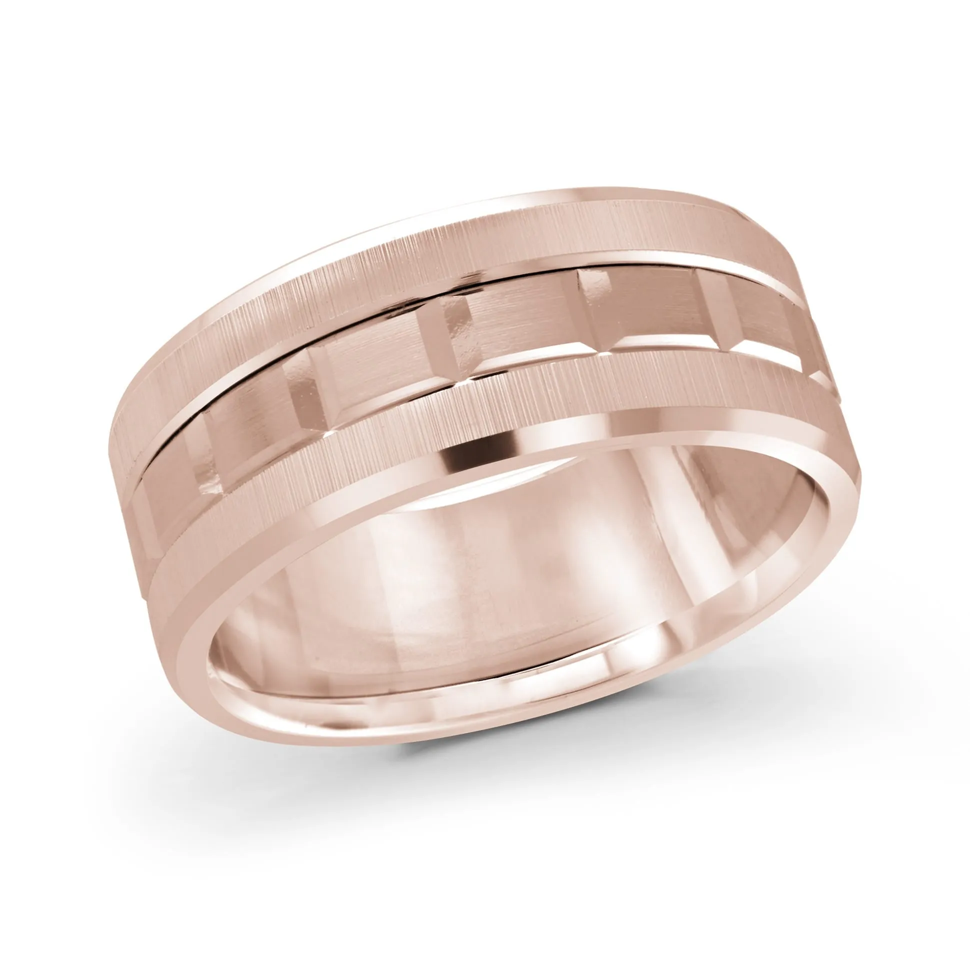 14K Rose Gold Ring from the Executif Collection by Malo - MRD-046-6P