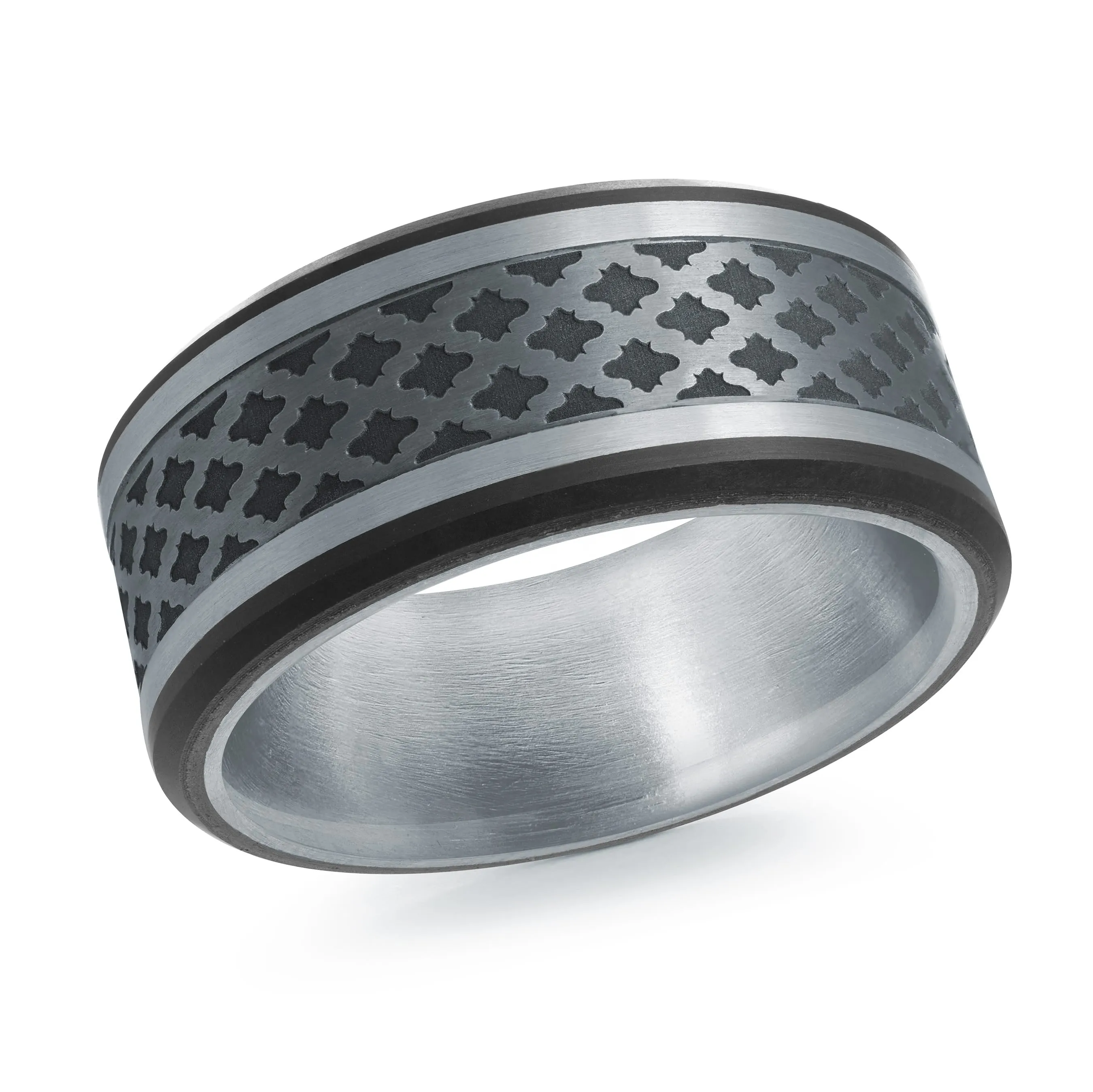 14K White Gold Ring from the Tantalum Collection by Malo - MRDTN-036-10W