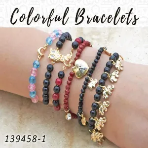 20 Colorful Bracelets in Gold Layered ($5.00) ea