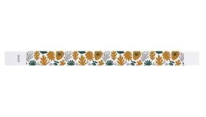 3/4" Tyvek Wristbands - Muted Plants