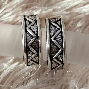 925 Silver Adjustable Toe Rings Pair (Design 98)