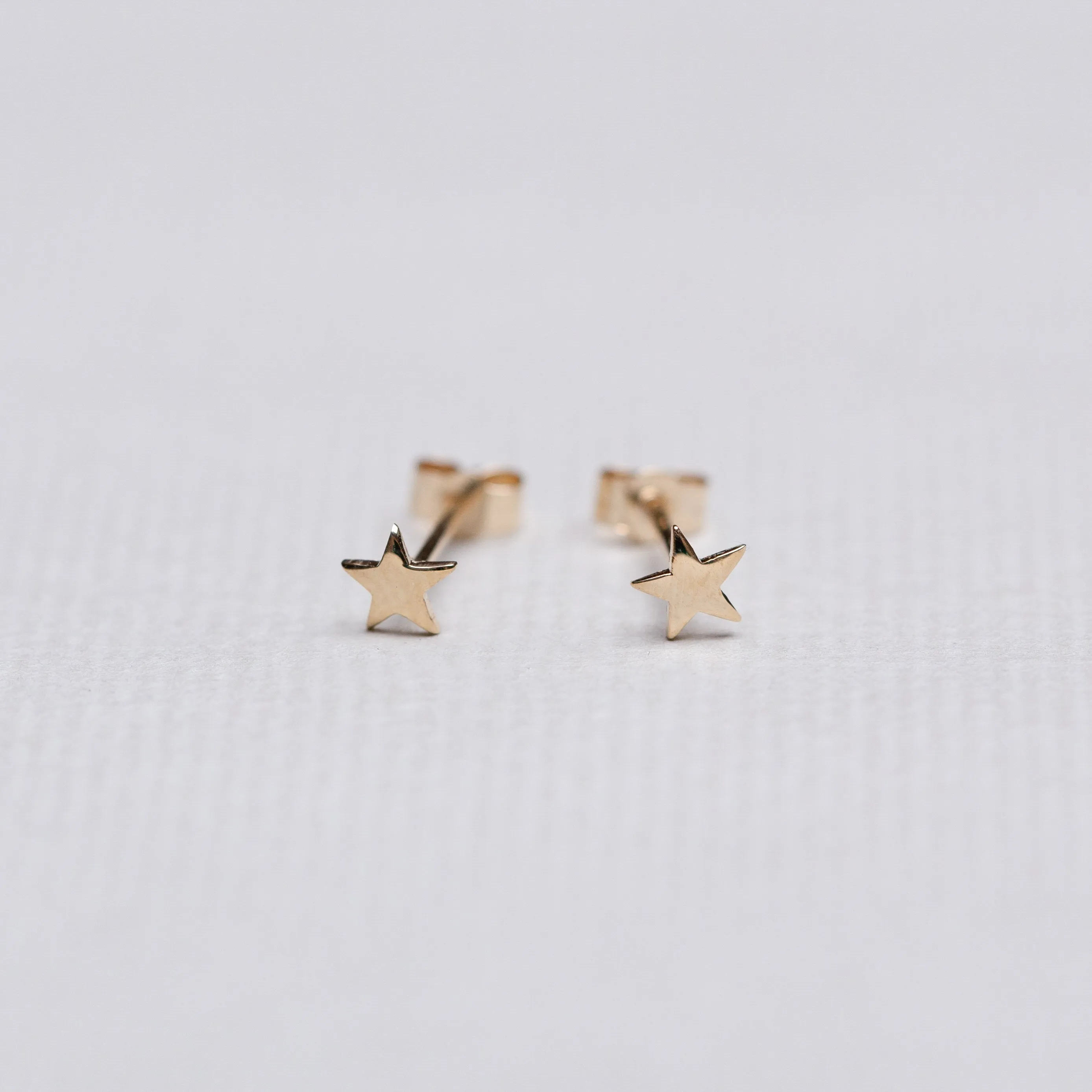 9ct Gold Mini Star Studs