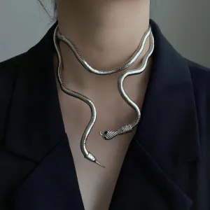 Adjustable Multilayer Snake Chain Necklace