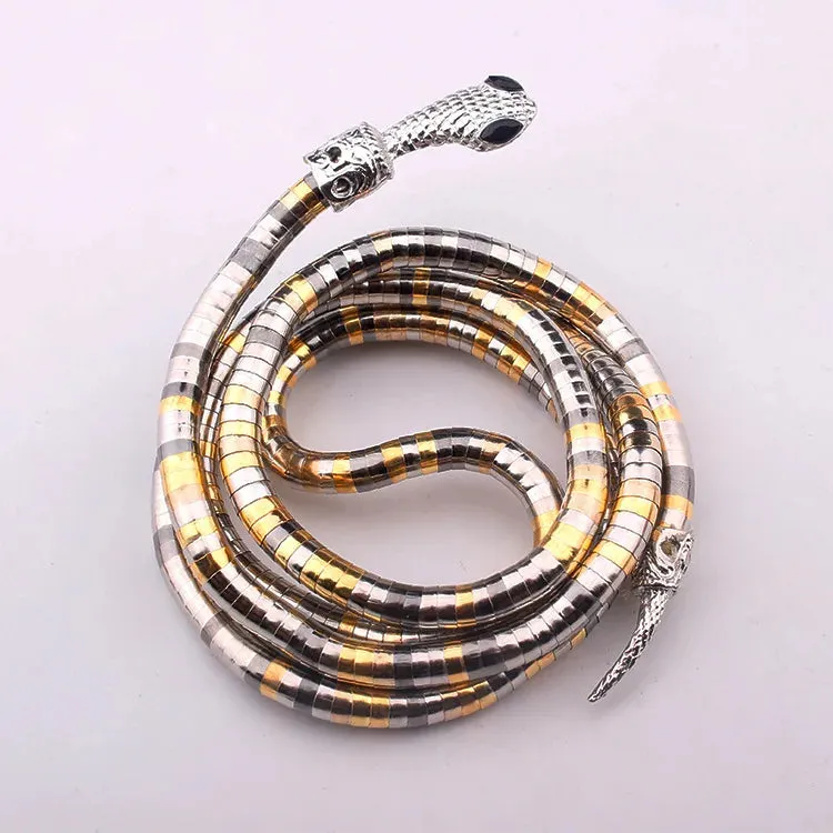 Adjustable Multilayer Snake Chain Necklace