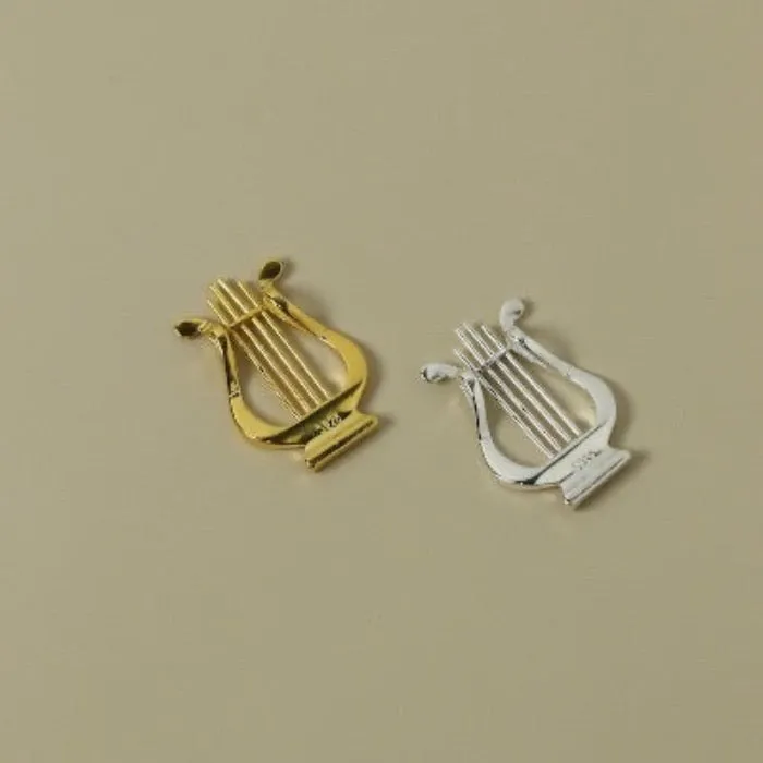 Aegean Sea - Minimalist Greek Harp Necklace