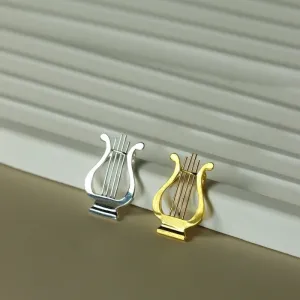 Aegean Sea - Minimalist Greek Harp Necklace