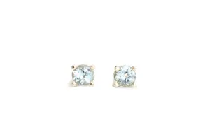 Aquamarine Studs