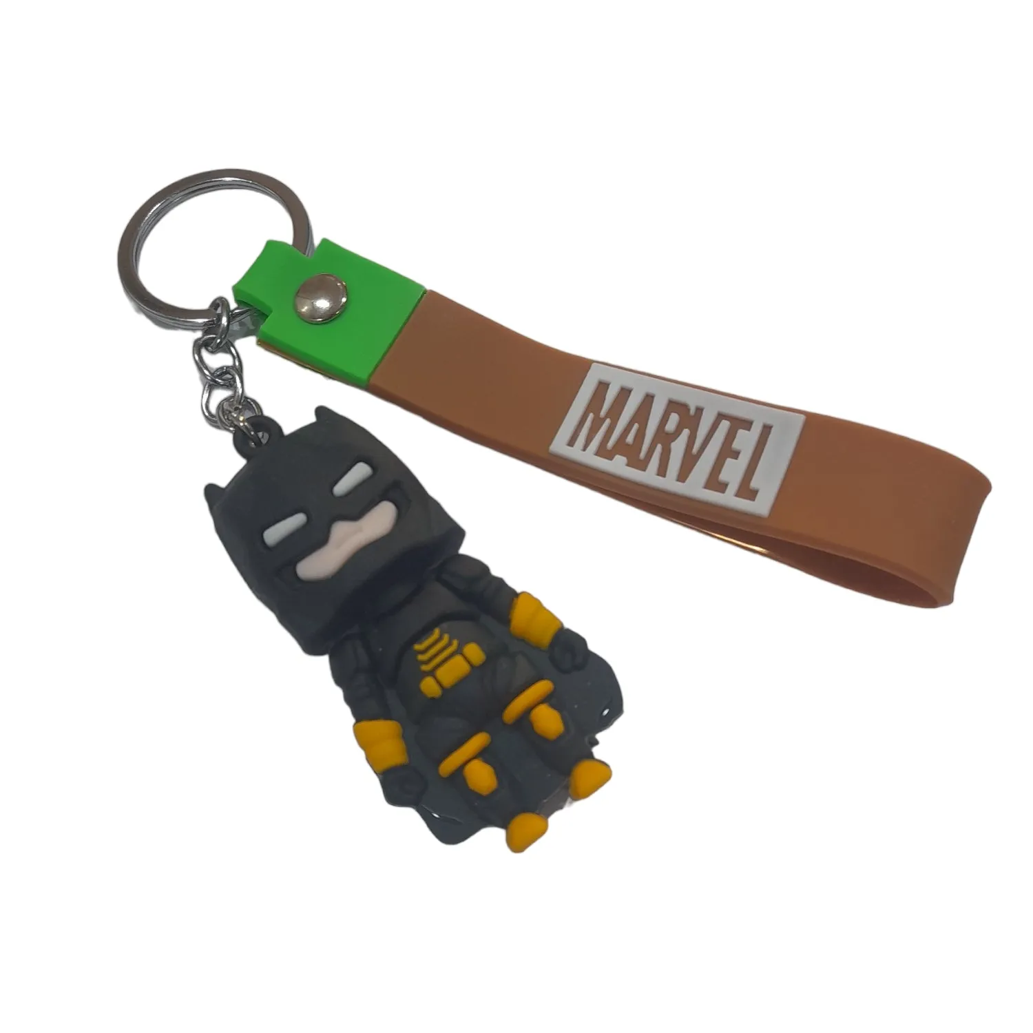 Batman Keychain Silicone, Attractive Cartoon Key-Ring Door Car Key Chains
