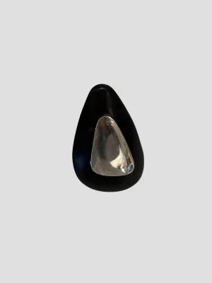 Black Silver Ring