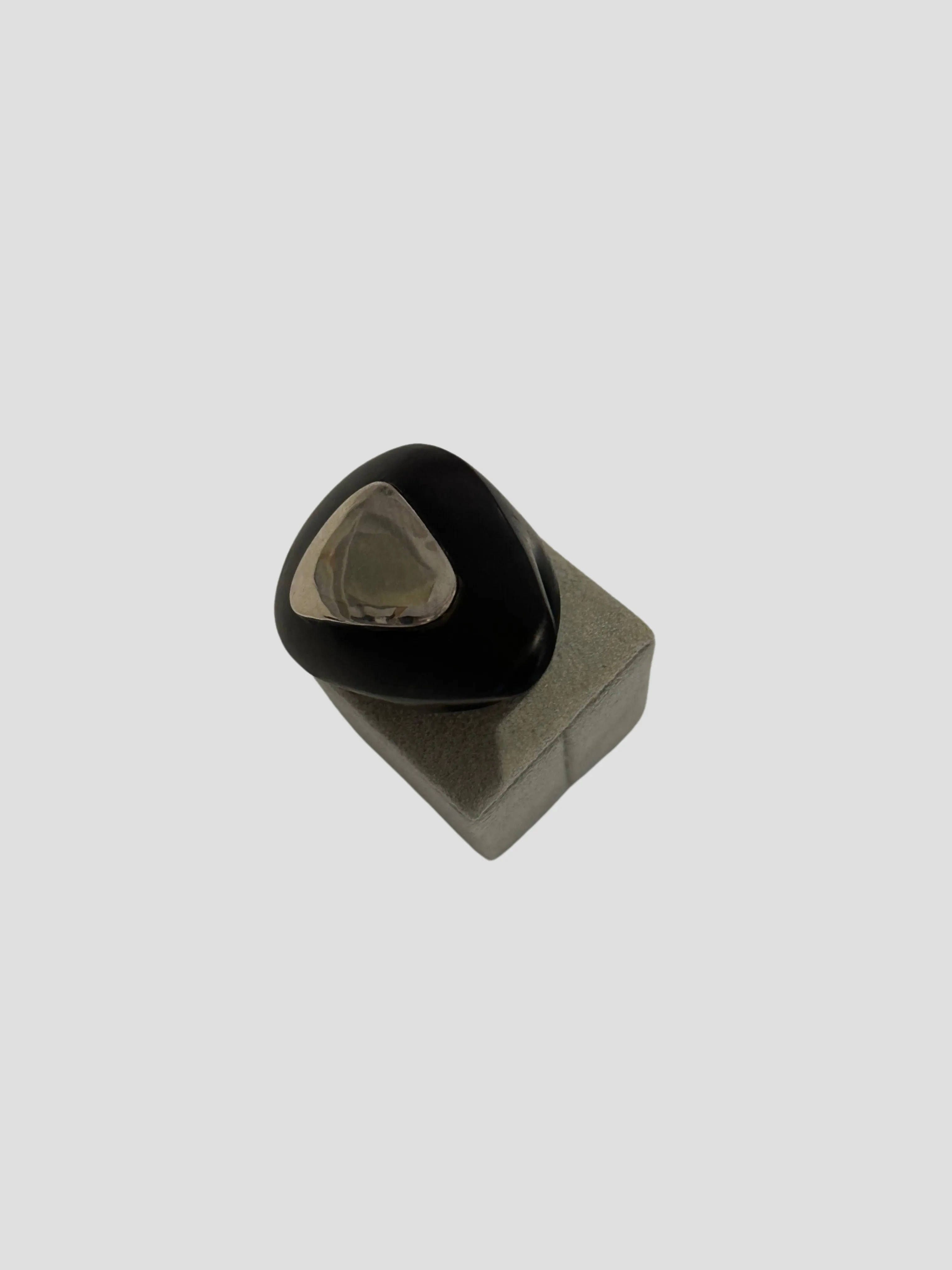 Black Silver Ring