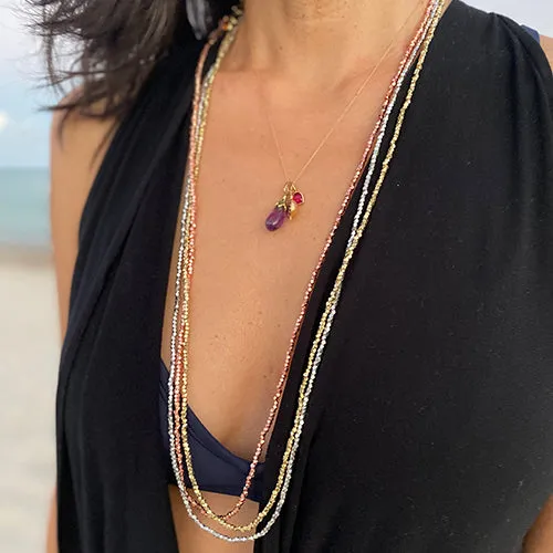 Bollywood Necklace - Champagne