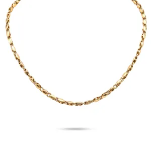 Bvlgari Vintage 18K Yellow Gold Fancy Link Necklace