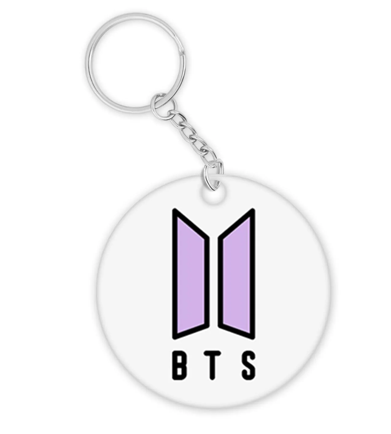 Chhaap Bts I Purple You Bts Mug With Keychain Signature Army Bts Combo Music Band V Suga J-Hope Jungkook Jin Jimin Rm Gift For Girl Boy HD Printed Microwave Safe White Ceramic Coffee Mug 350 (Pack of 2)(BTS-020)
