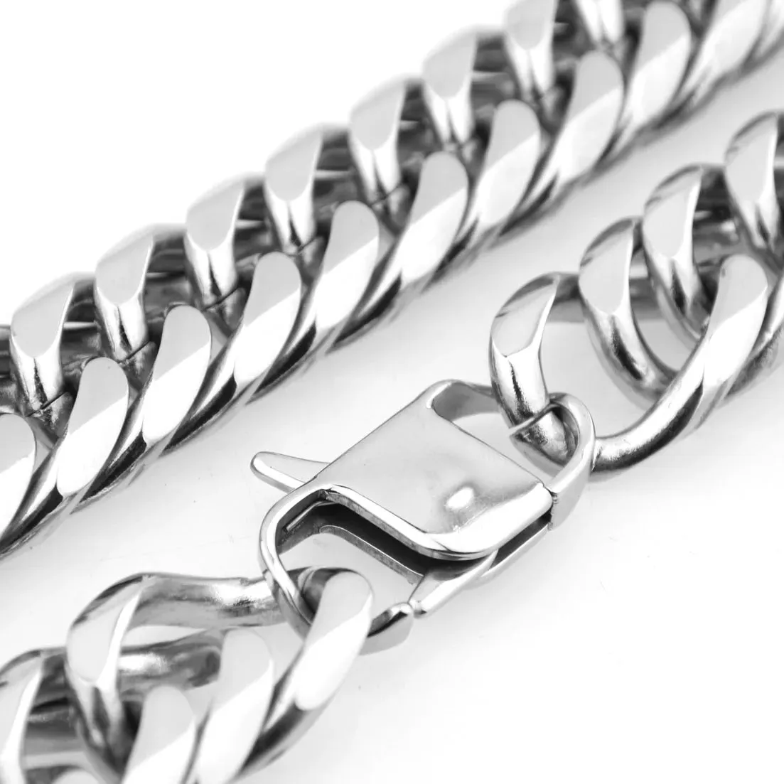 chunky silver necklace