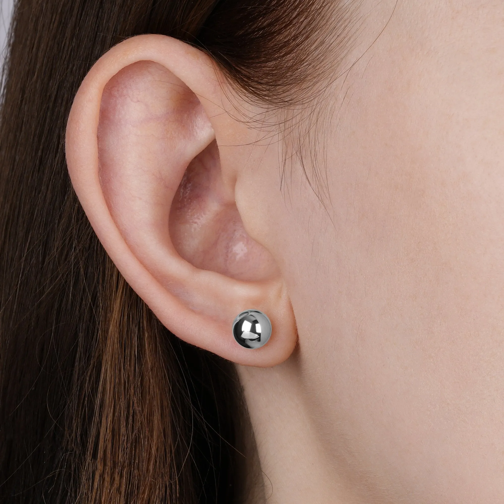 Classic Ball Earrings Large 7mm