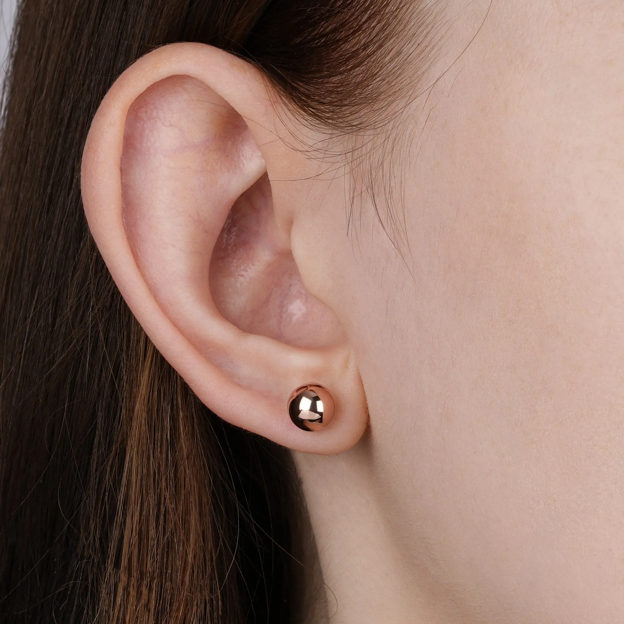Classic Ball Earrings Large 7mm