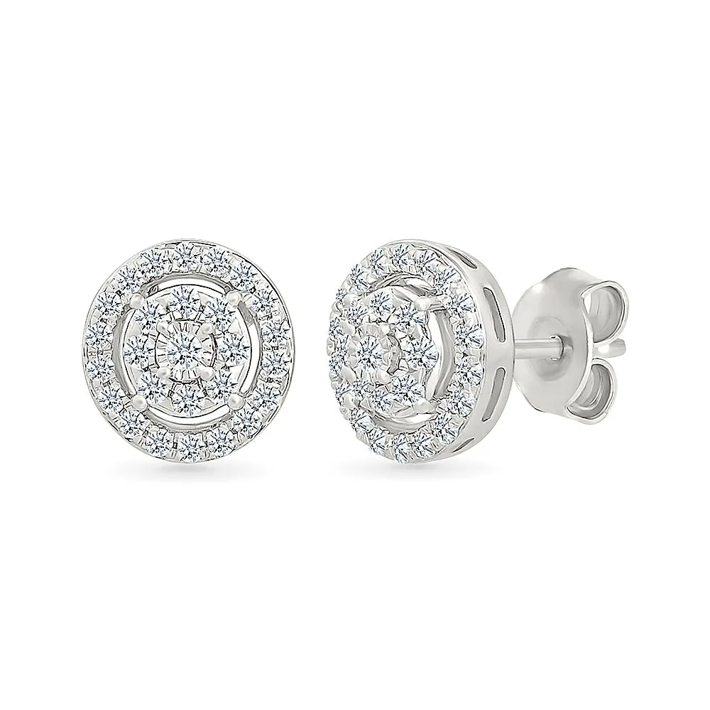 Classic Diamond Earrings