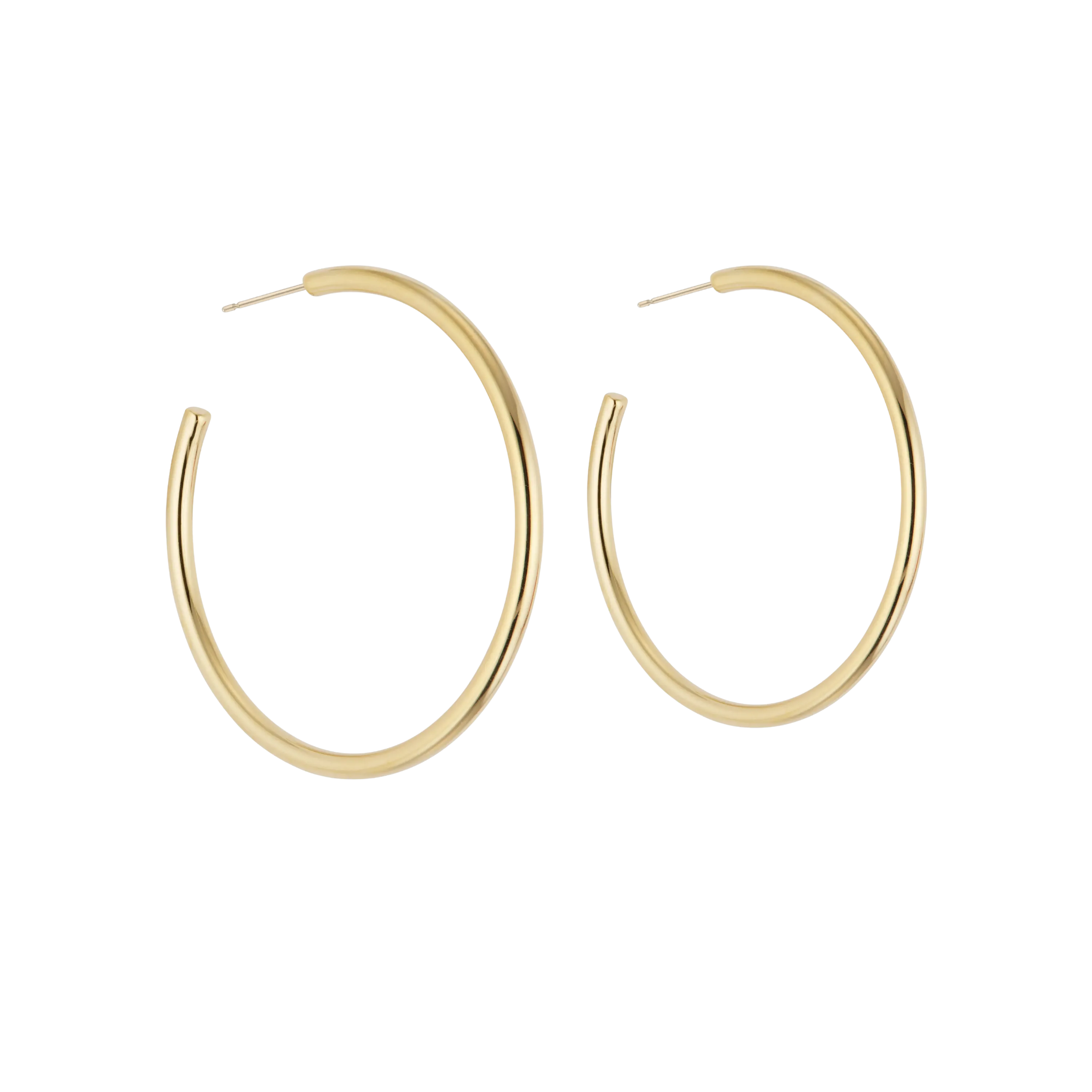 Classic Gold Hoops