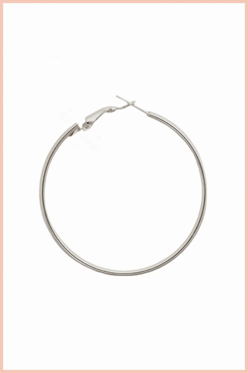 Classic Metal Hoop Earrings