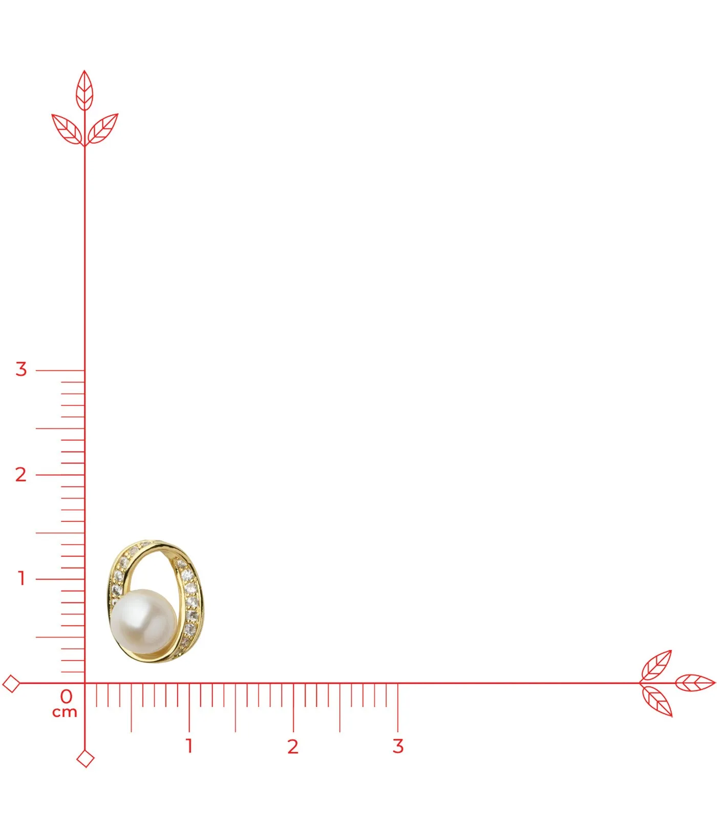 Classic Pearl Earrings (Brass)