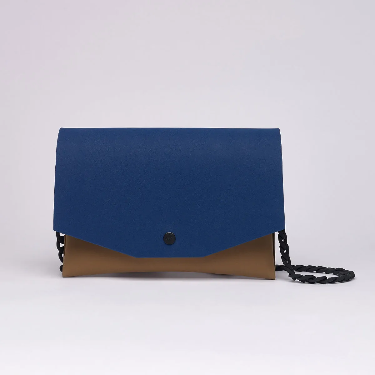 Clutch | Tan/Blue