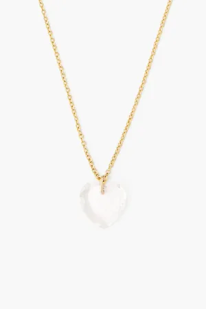 Crystal Heart Pendant Necklace