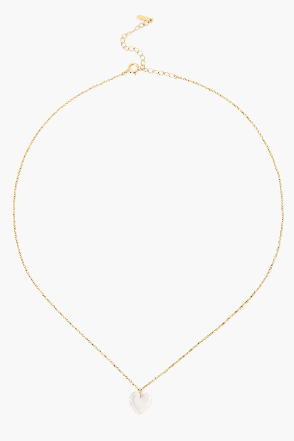 Crystal Heart Pendant Necklace