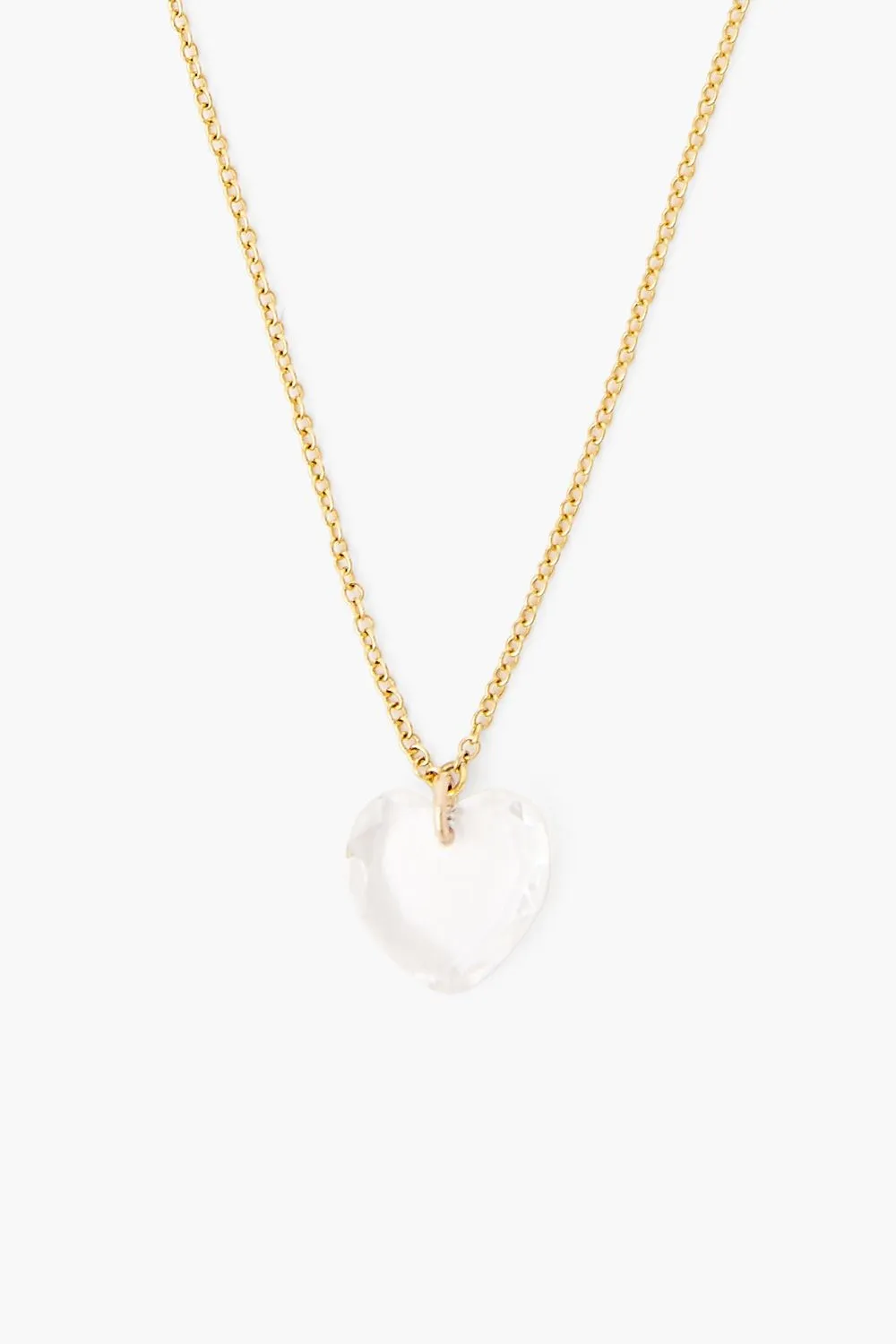 Crystal Heart Pendant Necklace