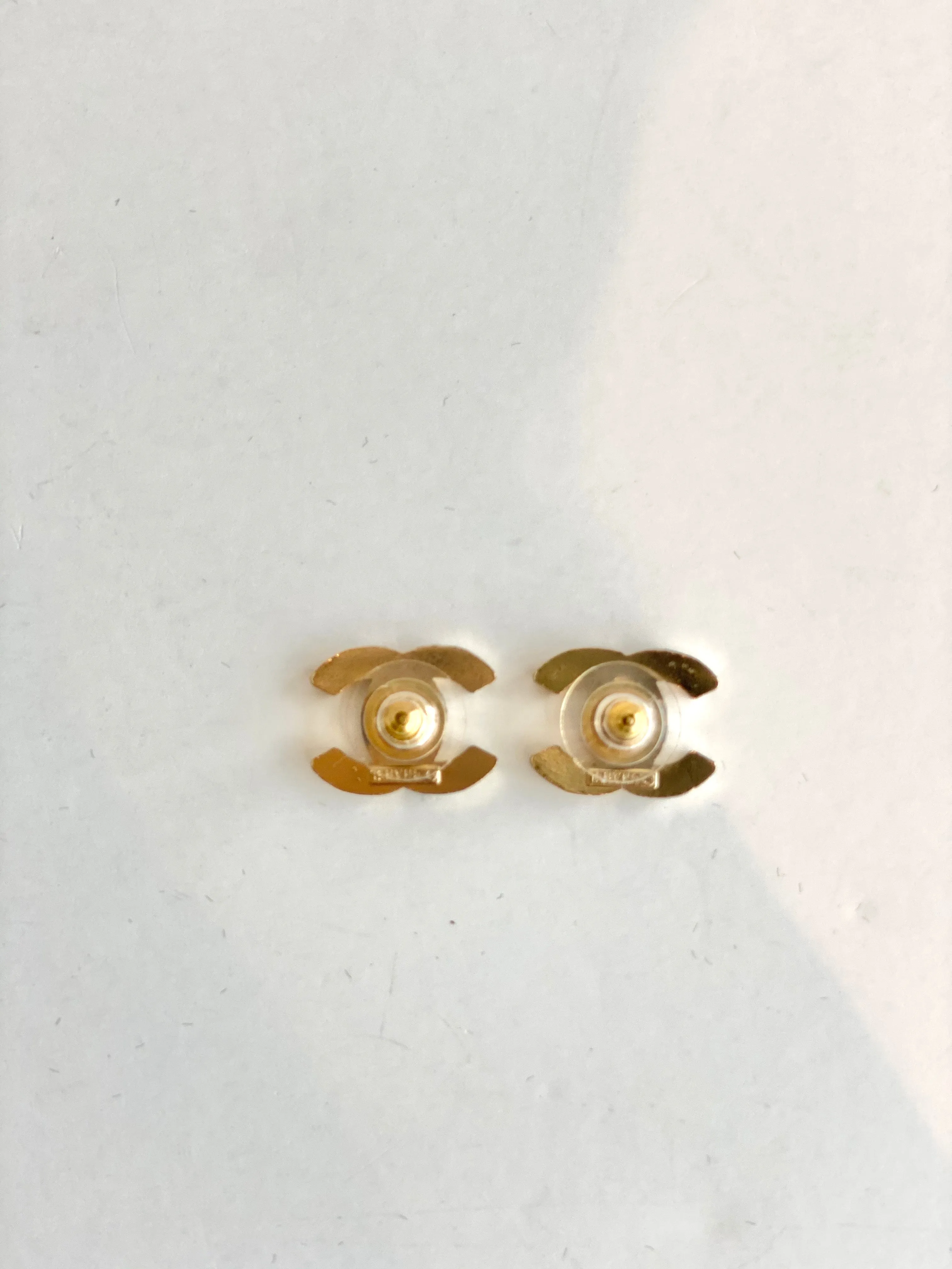 Designer Button Earrings - Pink Classic CC