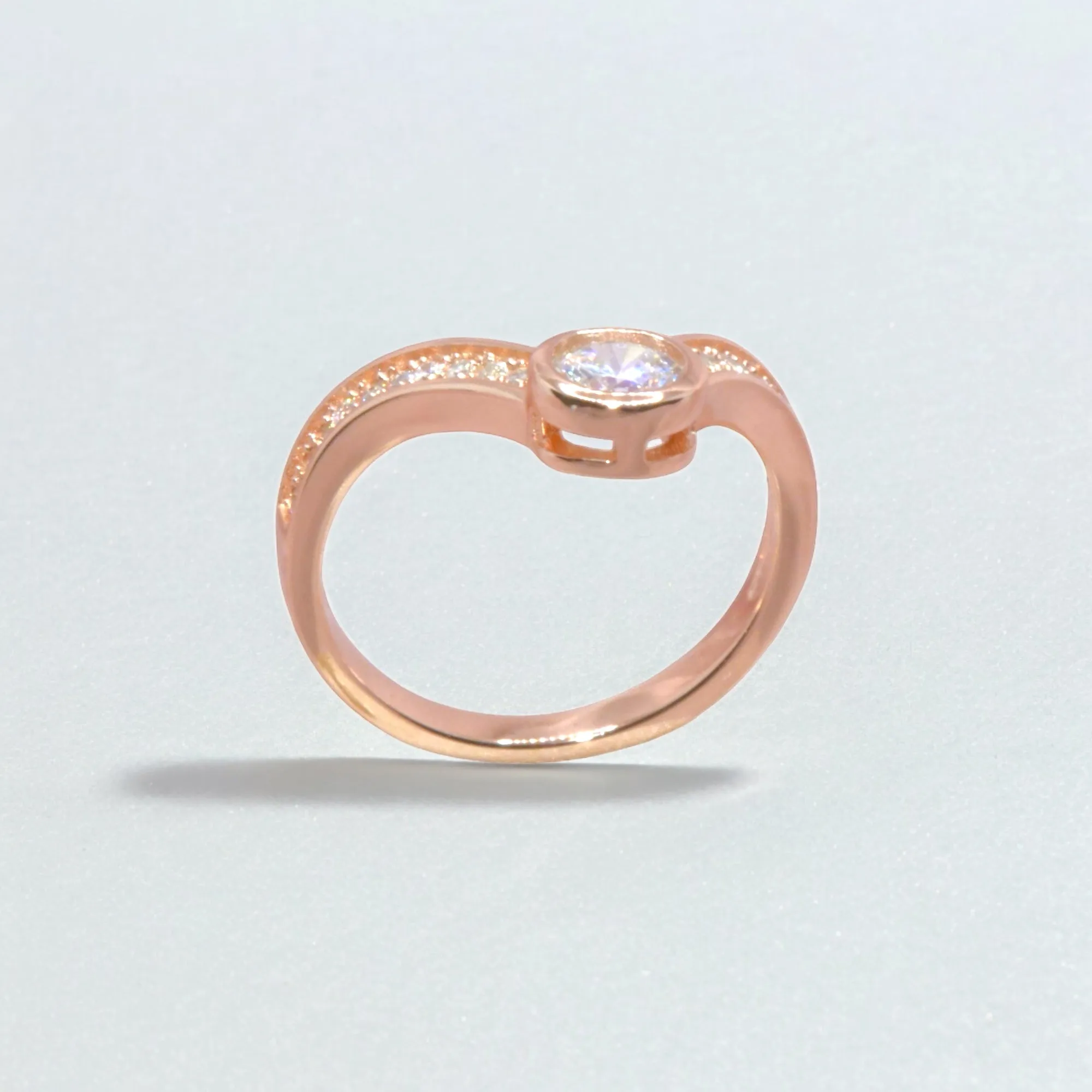 Duet of Dazzle Silver Ring