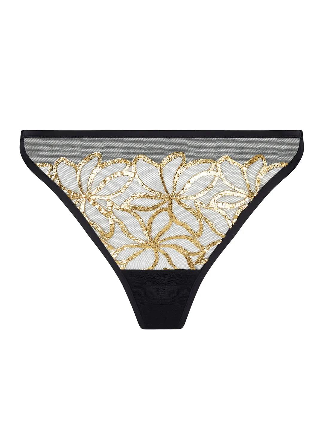 Eclats D'Or Noir Or Italian Bikini
