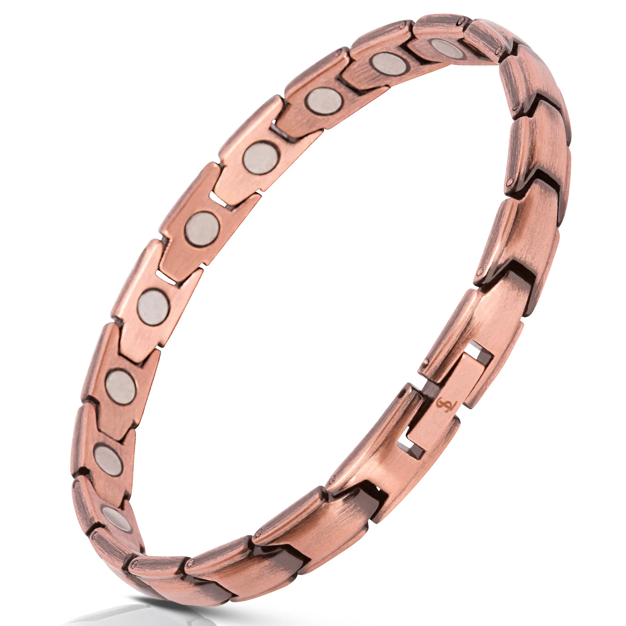 Elegant Women's Pure Copper Magnetic Therapy Anklet/Large Bracelet