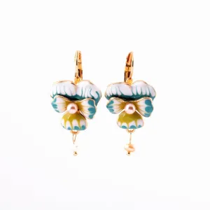 Fashion accessories oil phalaenopsis flower women's sweet earrings