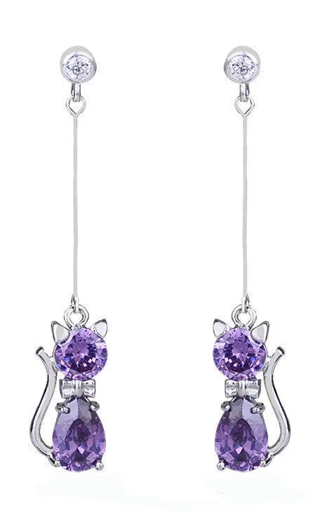 Fashion Adorable Animal Korean Zircon Earrings Jewelry For Women