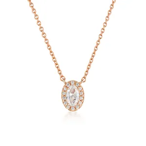 Georgini Aurora Glow Pendant Rose Gold