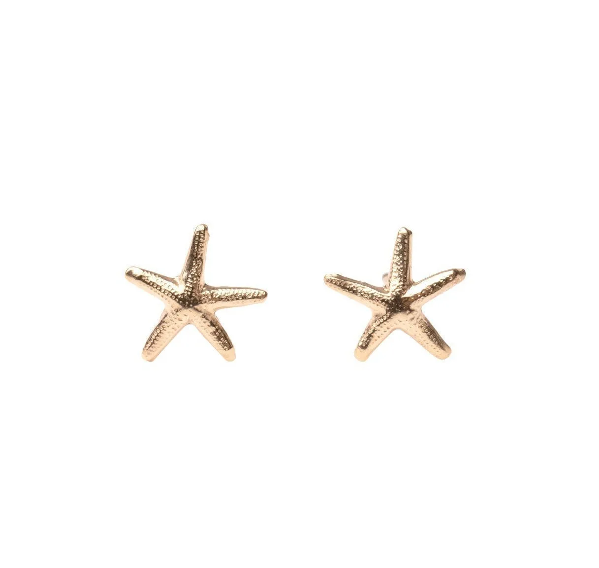 Gold Filled Starfish Stud Earrings