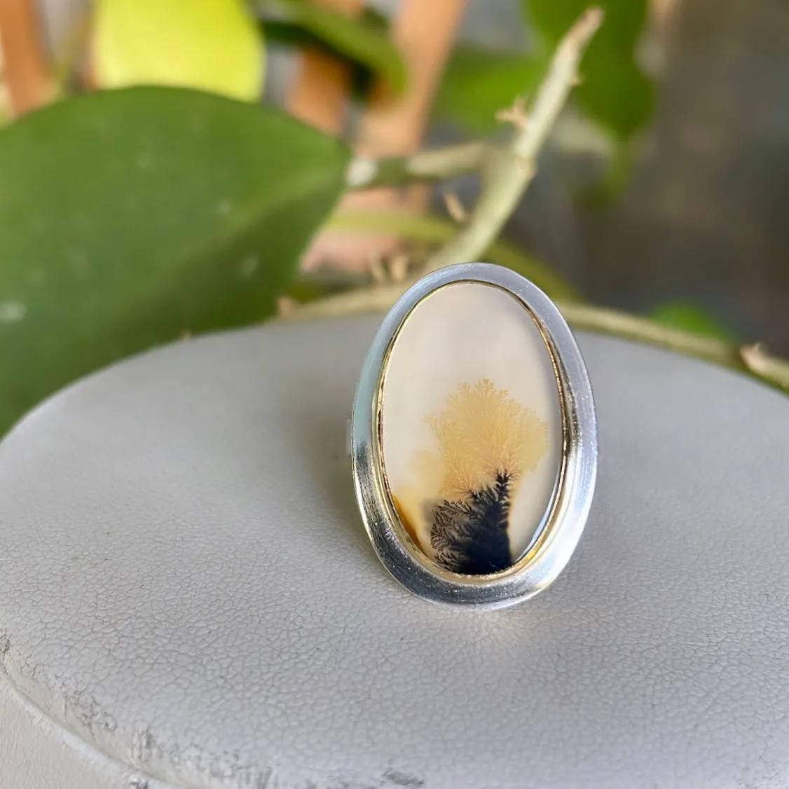 Golden Branches Ring