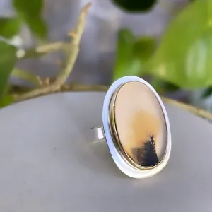 Golden Branches Ring