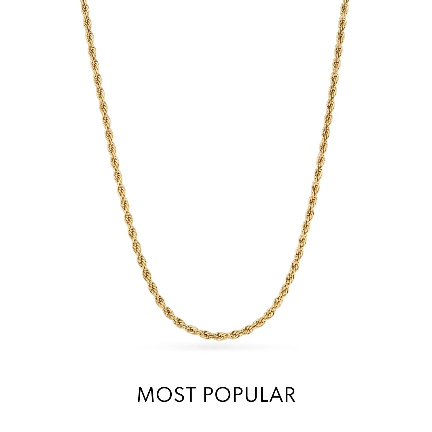 Hammered Initial Necklace (Gold)