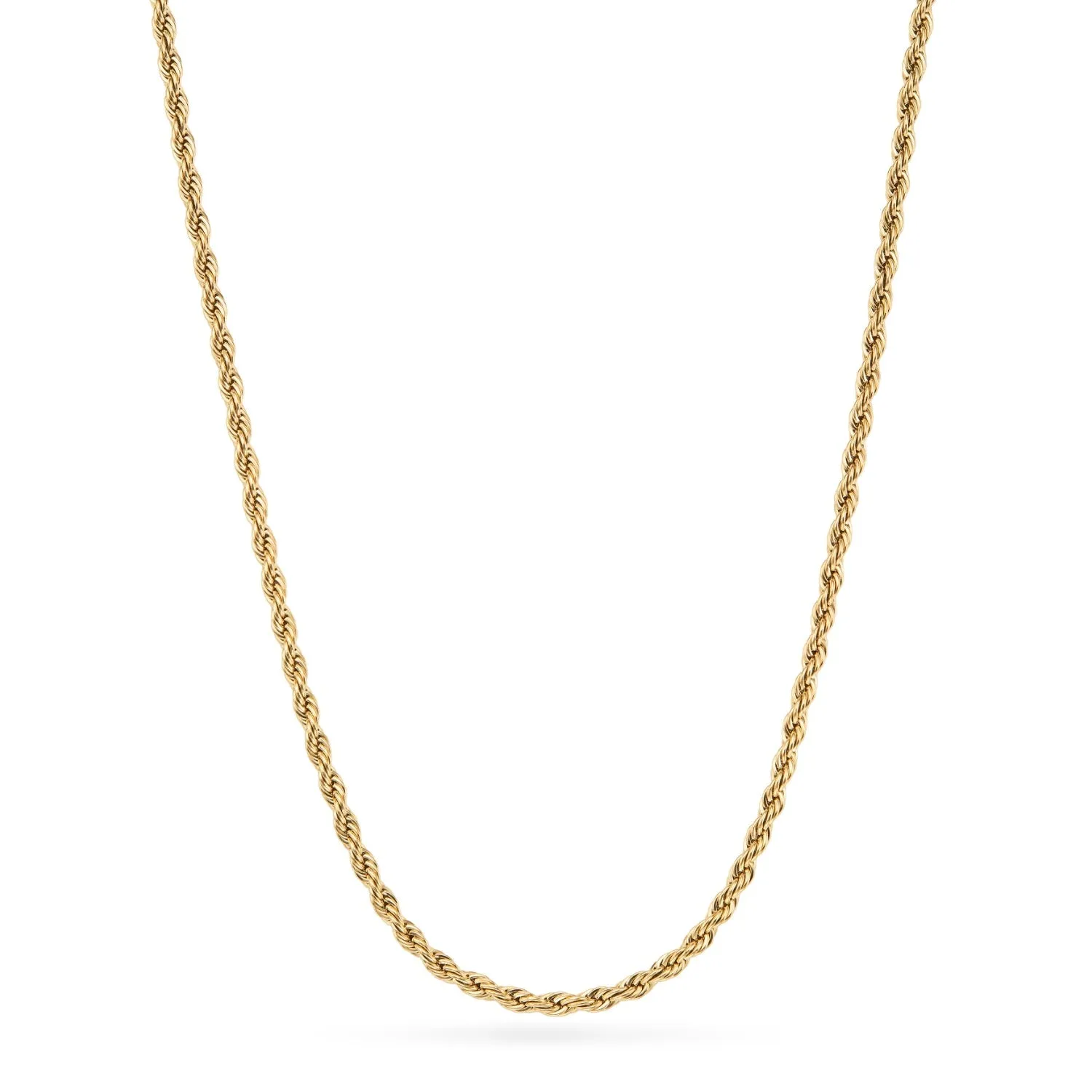 Hammered Initial Necklace (Gold)