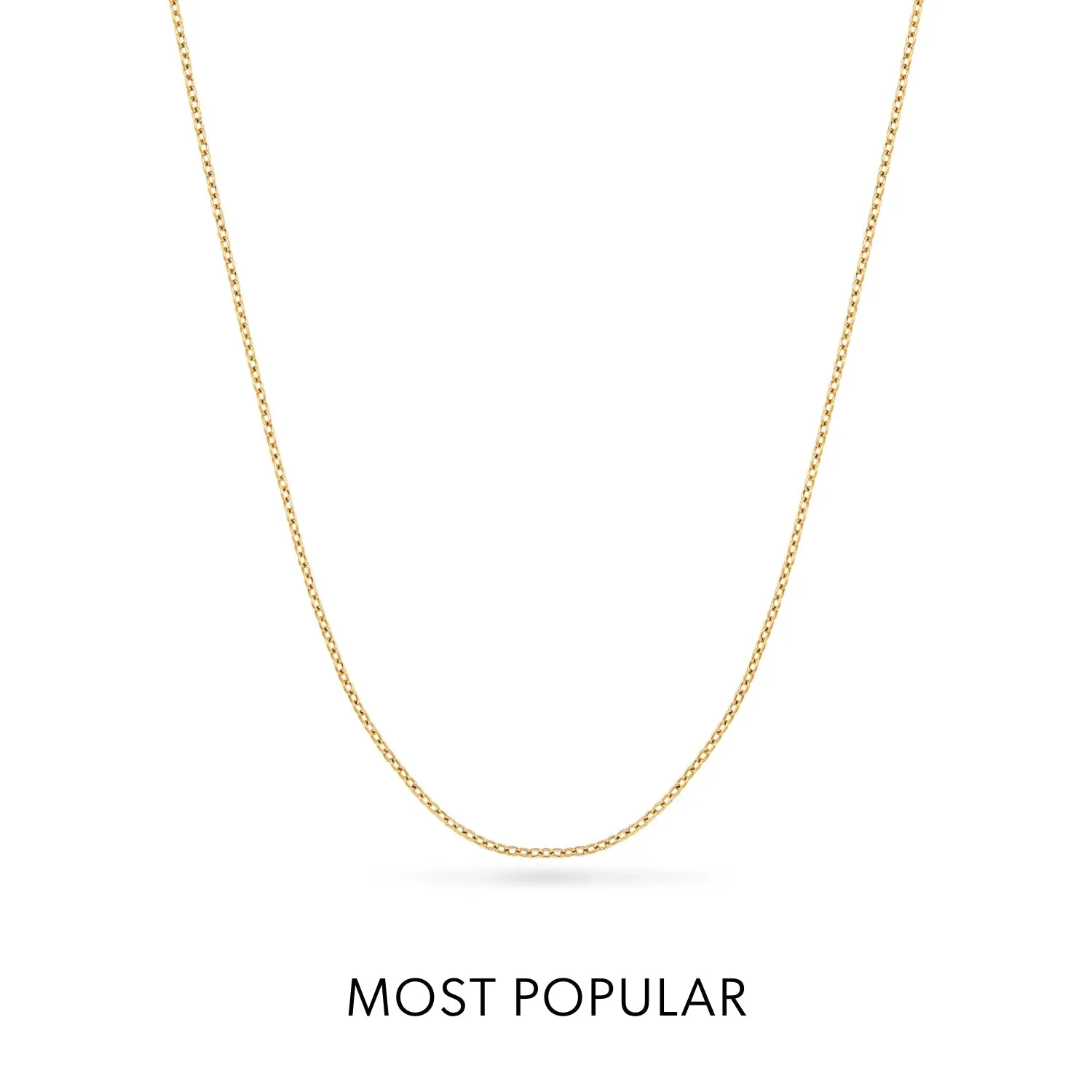 Hammered Initial Necklace (Gold)